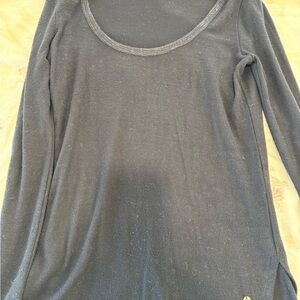 Abercrombie & Fitch Charcoal Scoop Neck Sweater